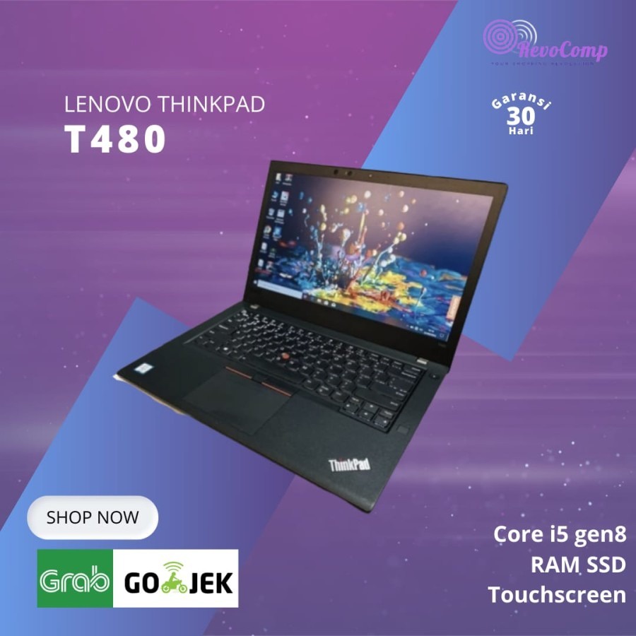 Laptop Lenovo Thinkpad T480 Core i5 8350u Ram SSD