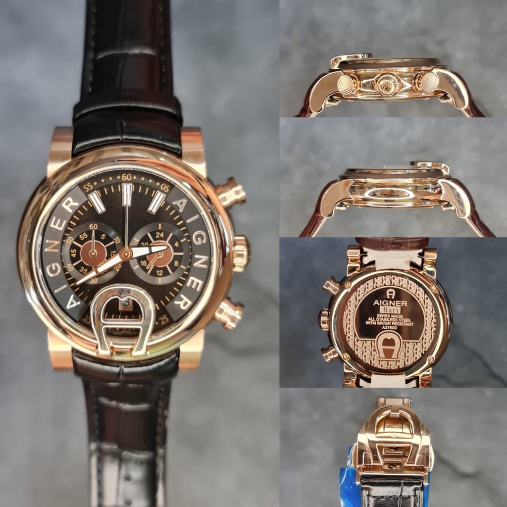 NEW JAM TANGAN PRIA AIGNER BARIDONA ASIAN ETA BOX ORI WARRANTY 1 YEAR
