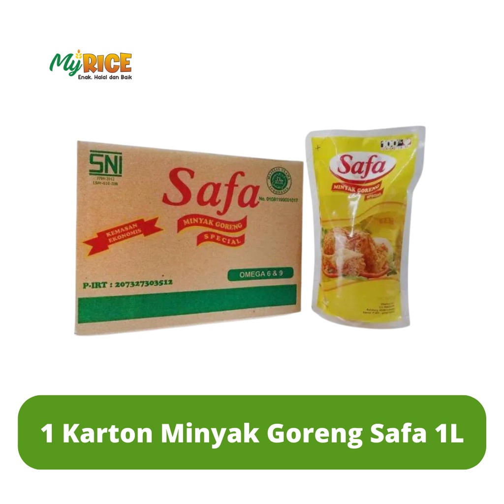 

Satu Karton Minyak Goreng Safa 1L