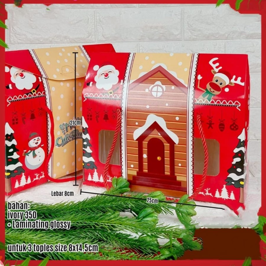

Box Kylie Christmas House 3 Toples - 4pcs