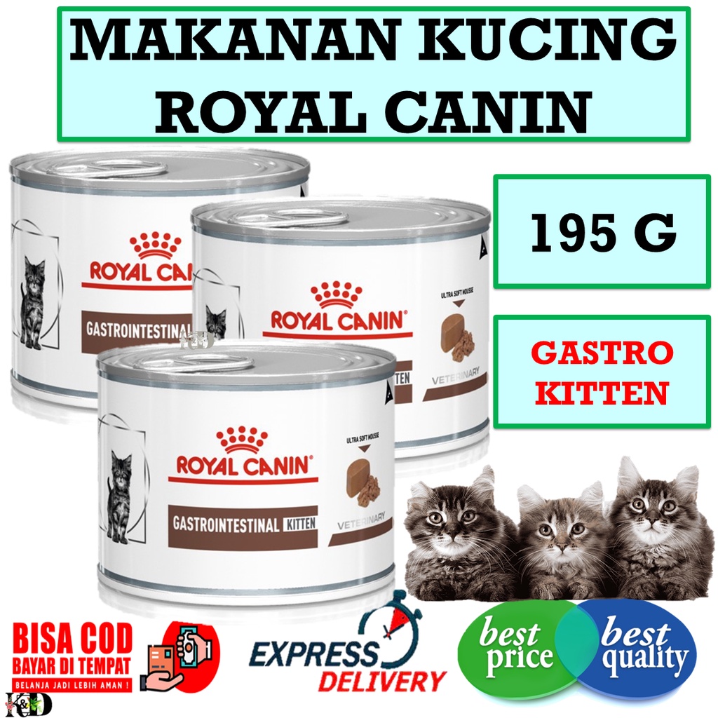 Jual Royal Canin Gastrointestinal Kitten 195 Gr RC Gastro Kitten 195 gr