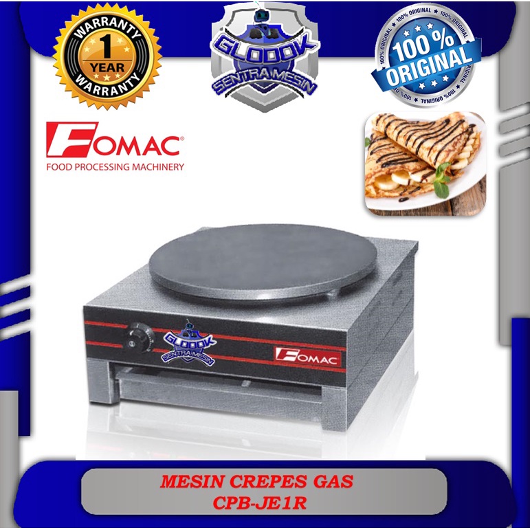 crepes maker single (gas) fomac CPB-JE1R