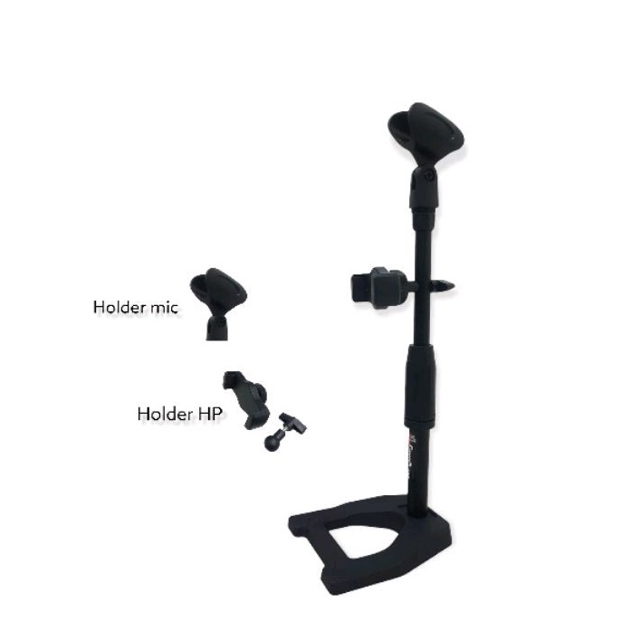 Stand mic meja Firstclass F 209 Stand mic dan Stand Holder HP