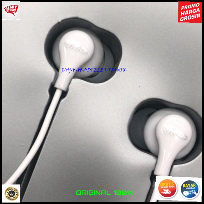 J376 VIVO HEADSET KABEL JACK 3.5 MM DOBEL BASS HANDSFREE EARPOD SUPER HF EARPHONE SUPER PREMIUM MIC KABEL MUSIK CALL NELPON HP AUDIO SOUND SUARA VOKAL KARAOKE ORIGINAL HIFI MUSIC J376  vivo 3.5mm dobel bass double bas handsfree nelpon super earpod hf