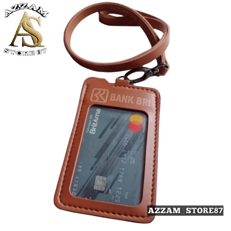 

Holder ID Card - Tali Lanyard Nametag Model Logo BANK BRI