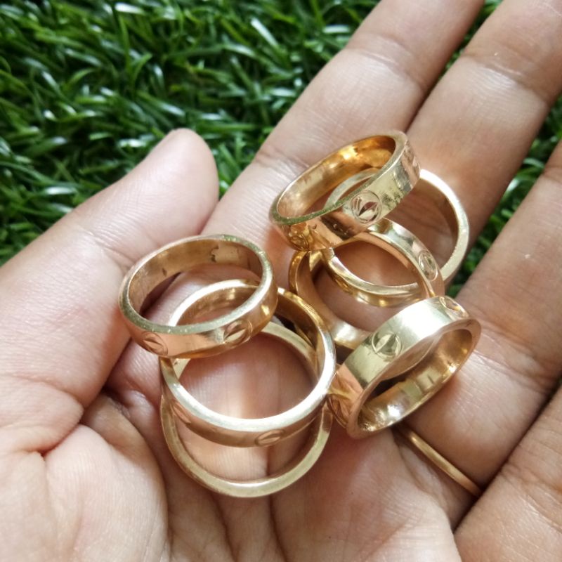 (kartier) Cincin Swasa kuning selamanya