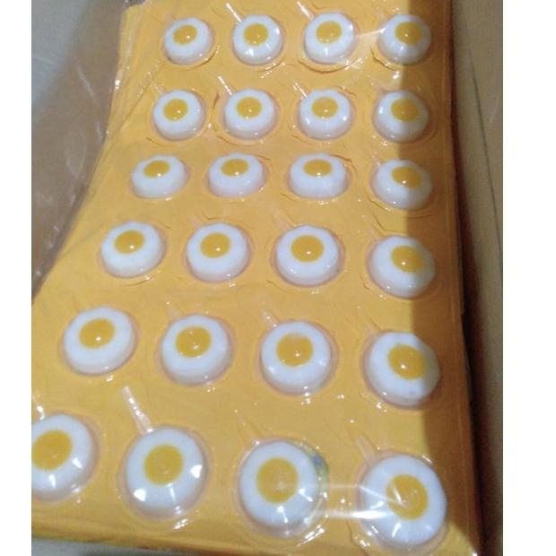 

ㄵ Permen Jelly puding telur rasa jeruk isi 24pcs ェ
