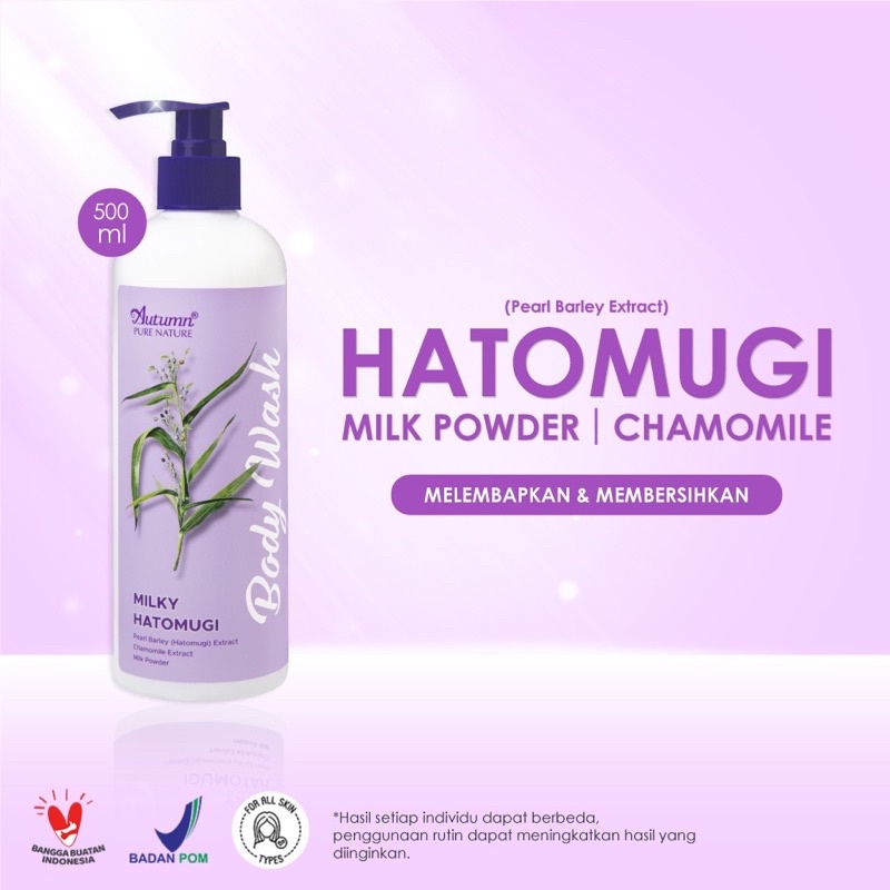 SEN-BPOM AUTUMN MILKY HATOMUGI CONDITIONER BODYWASH 500ML