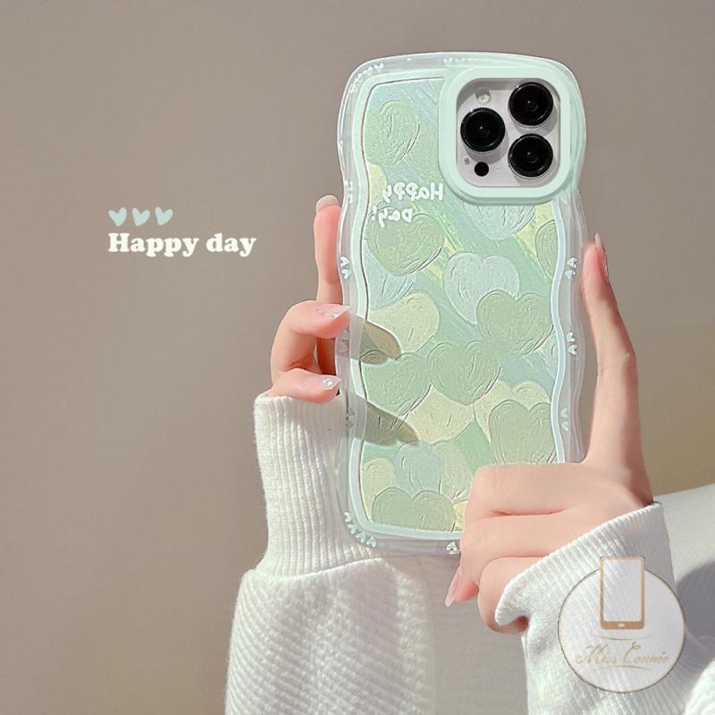 Redmi Note10 Note11 Pro+Note9 8 Redmi 12C 10 9 9T 9A 10C 9C NFC 10A A1+M3 Note 11s Note 10s Note 10 Pro Max Plus Fashion Floral Lukisan Minyak Flower Soft TPU Wavy Frame Cover