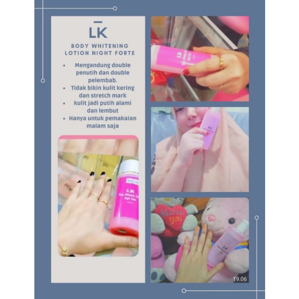 Lotion pemutih Dosting LK forte