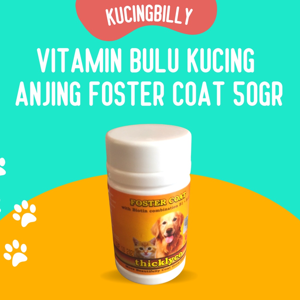 Foster Coat vitamin bulu kucing anjing