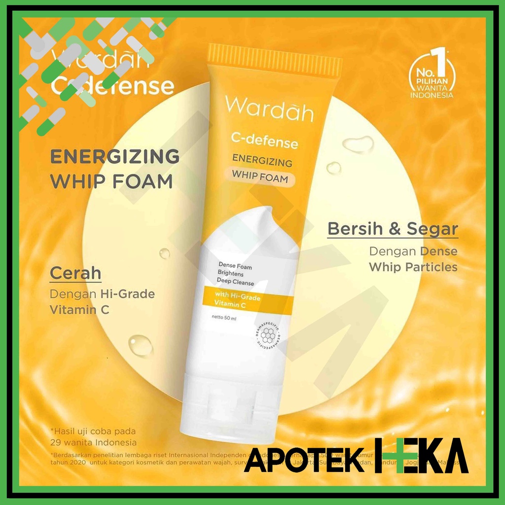 Wardah C-Defence Series Energizing Whip Foam (SEMARANG)