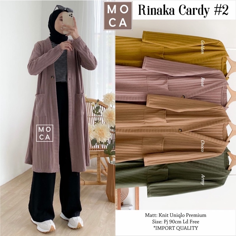 OUTER WANITA RINAKA CARDY BY MOCA