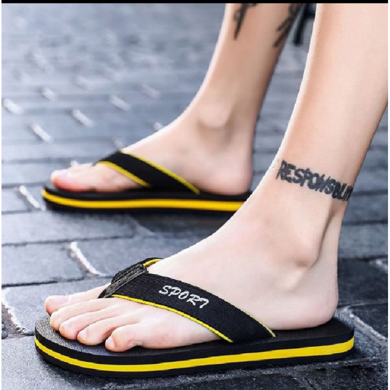 Sandal Jepit Pria RO46 Distro Sport Sendal Japit Surfing RO 46 Spon Cowok Laki