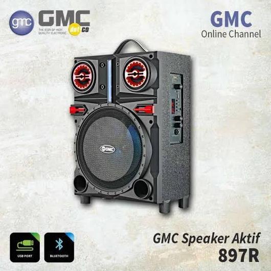 Speaker Portable Bluetooth 8inch GMC viral