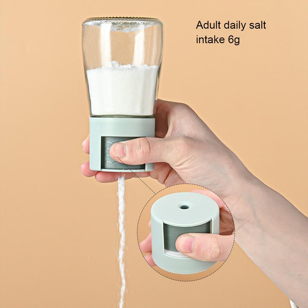 Dispenser Garam Tekan Type Botol Penyimpanan Bumbu Hotel Dapur Kue Barbekyu Rempah Bisa Dicuci Organizing Jar Container