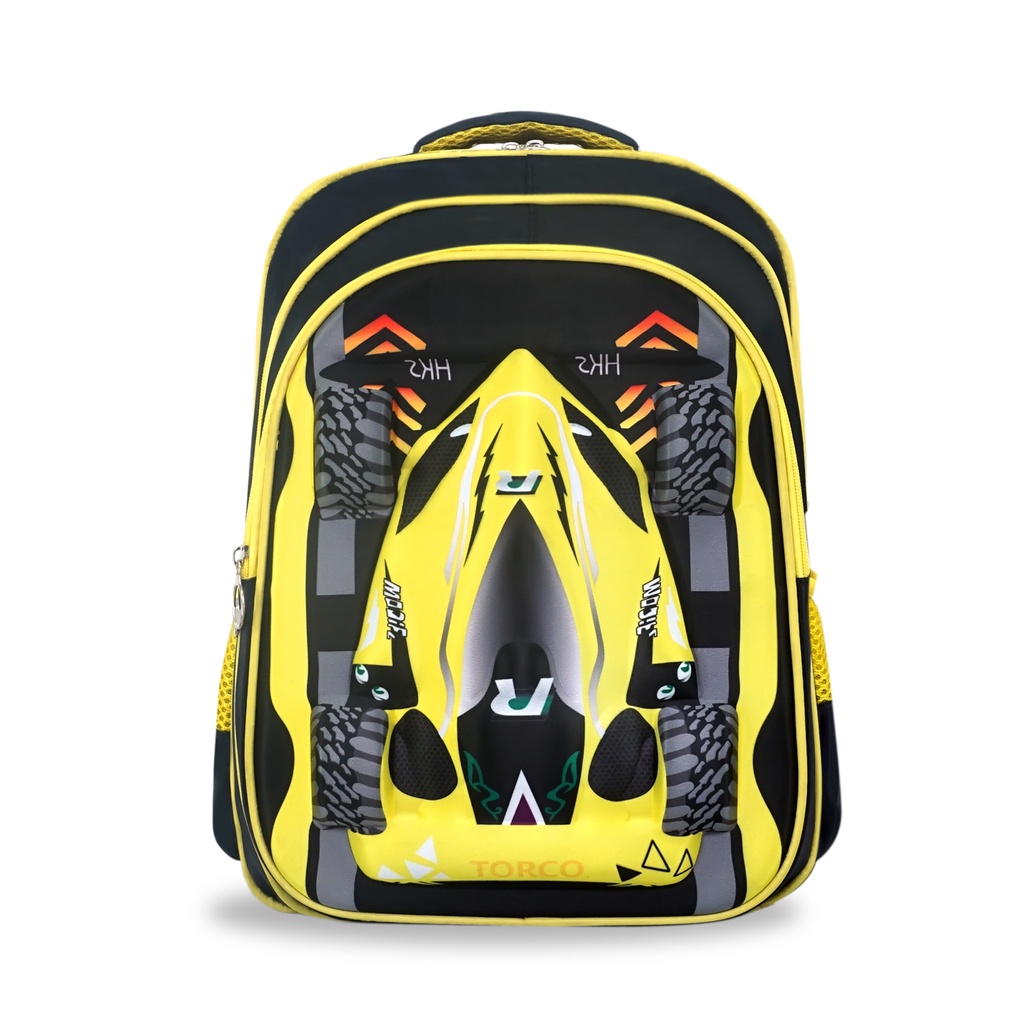 Newtonkids-Tas Ransel Mobil Torco/Tas Ransel Anak Sekolah Mobil/Tas Mobil Anak/Tas Embosh Anak