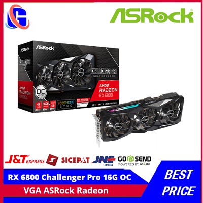 VGA ASRock Radeon RX 6800 Challenger Pro 16G OC