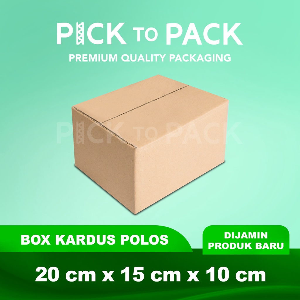 

Kardus Box Karton 20x15x10 Polos - Baru - Murah