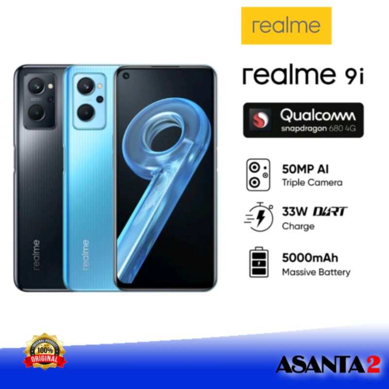 Realme 9i ram 4/64 & 6/128
