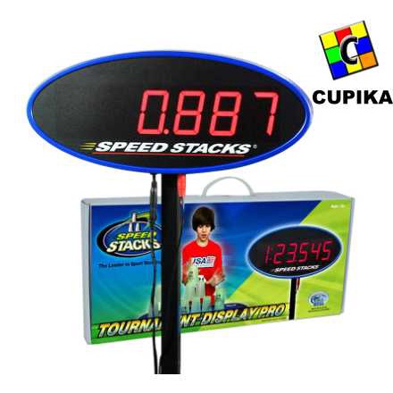 Rubik SPEEDSTACKS timer DISPLAY Competition Standart Layar besar HD