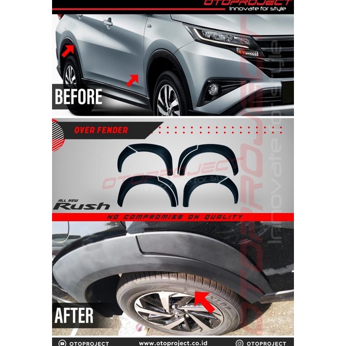 Over Fender Toyota All New Rush