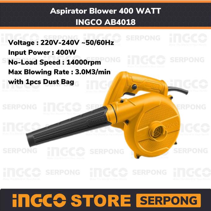 MESIN BLOWER KEONG KUCING ANJING PENGERING BULU HEWAN INGCO AB4018