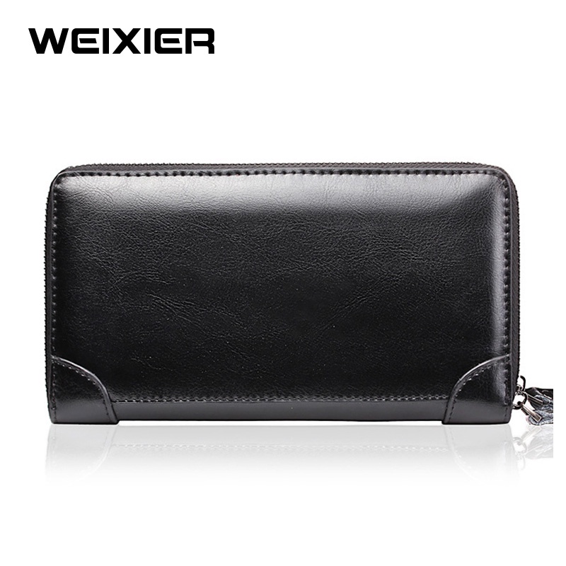 WEIXIER W88 Dompet Panjang Pria Long Bifold Kulit Premium WK-SBY