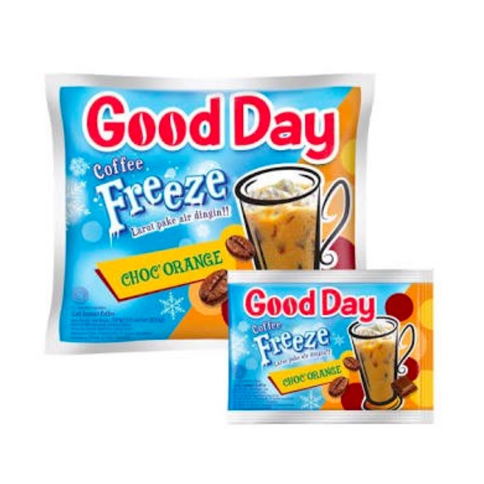Kopi GOOD DAY Freeze Choc Orange Renteng 10 x 30 gram Kopi Good Day Coffee Freeze