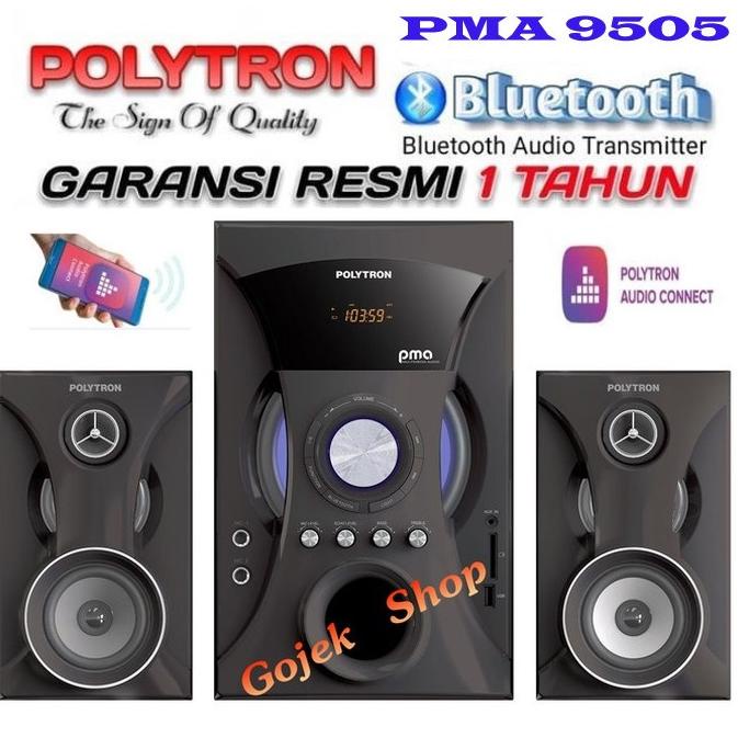 Speaker Aktif Polytron PMA 9505 Bluetooth + Radio + Remote + Karaoke viral