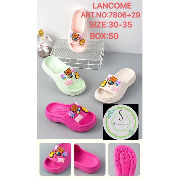 sandal fuji eva rubber import lancome anak remaja 7806+26/7806+29/7806+32 (30-35)