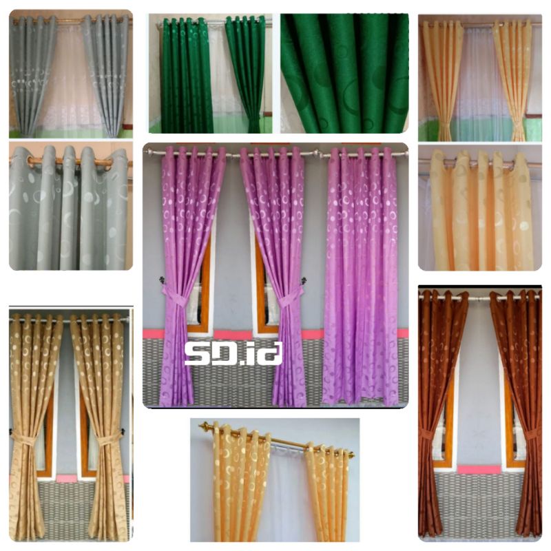 gorden smokring embos polkadot minimalis / korden / hordeng