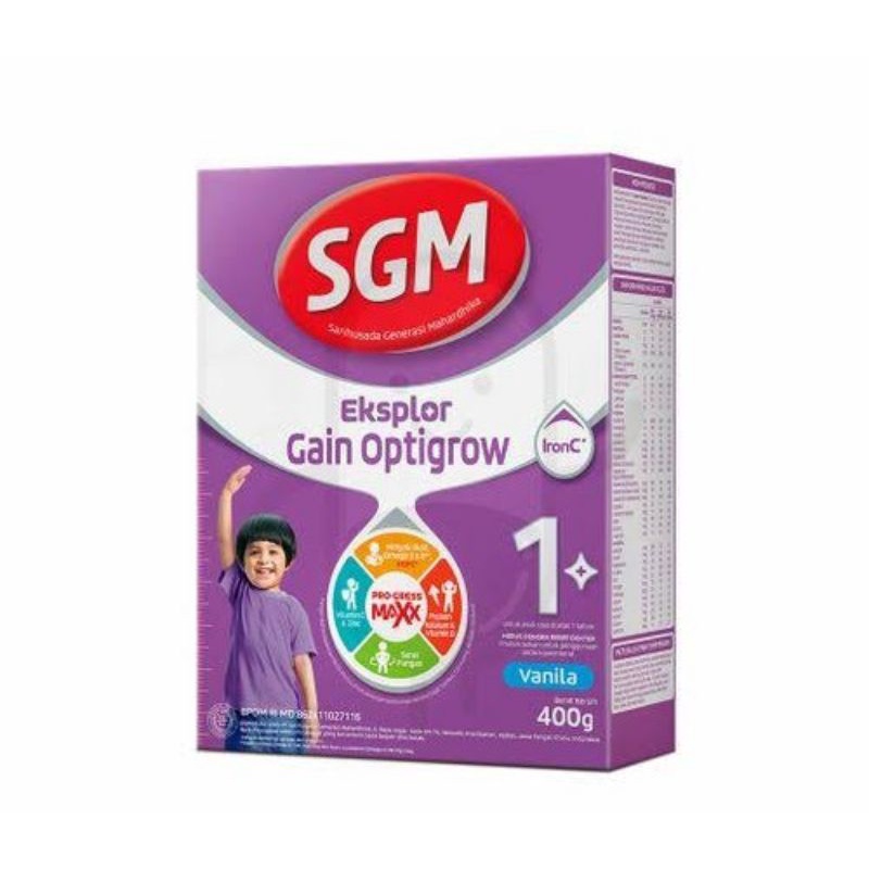 SGM GAIN OPTIGROW 1+ VANILA 400 GR