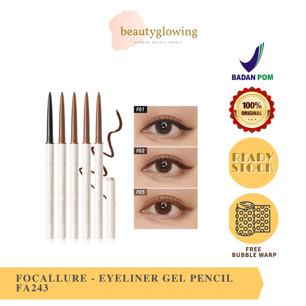 FOCALLURE EYELINER GEL PENCIL FA243