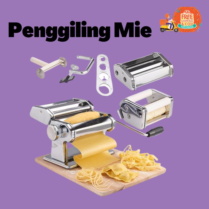 TERMURAH COD PENGGILING MIE / kulit pangsit molen gorengan Penggiling Mie Molen Pangsit DLL 5 Cetakan TIDAK KARATAN