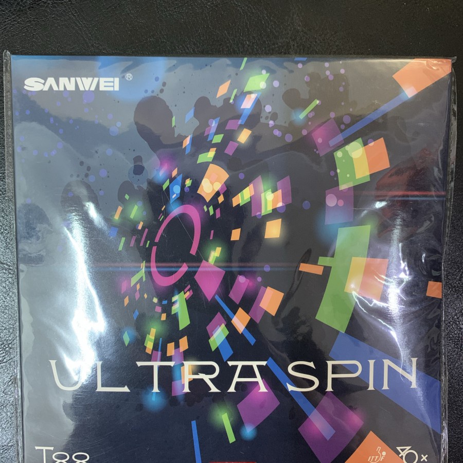 RB Sanwei Ultra Spin T88- Karet Rubber Pingpong T-88 ultra spin bat bet