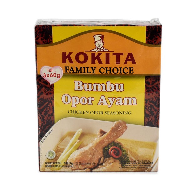 

KOKITA FAMILY CHOICE BUMBU OPOR AYAM IS 3X60GR