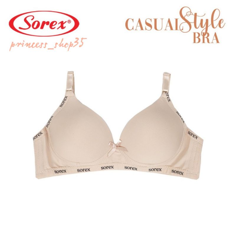 Sorex Bra Bh Sorex 17232 Tanpa Kawat Busa Tipis Cup Sedang Size 34-40 Kait 2 /Bra Sorex 17232 /Bh Sorex 17232