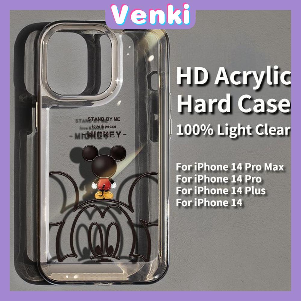 iPhone Case HD Acrylic Hard Case HD Metal Button Protection Camera Shockproof Cartoon Cute Compatible For iPhone 14 Pro Max 14 Plus 13 Pro Max 12 Pro Max 11 XR 7Plus