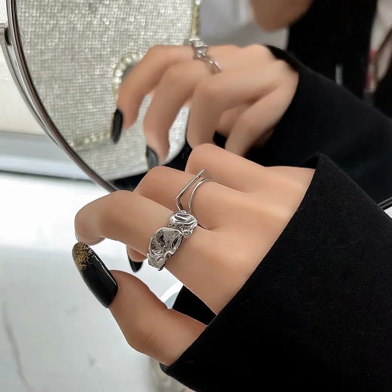 Cincin Model Terbuka Gaya Kepribadian Sederhana