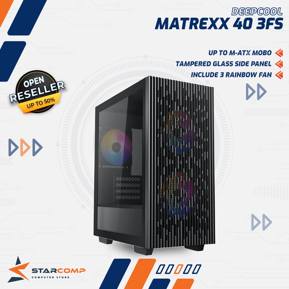 Jual Casing Deepcool Matrexx Fs Gaming Case M Atx Deep Cool Fs