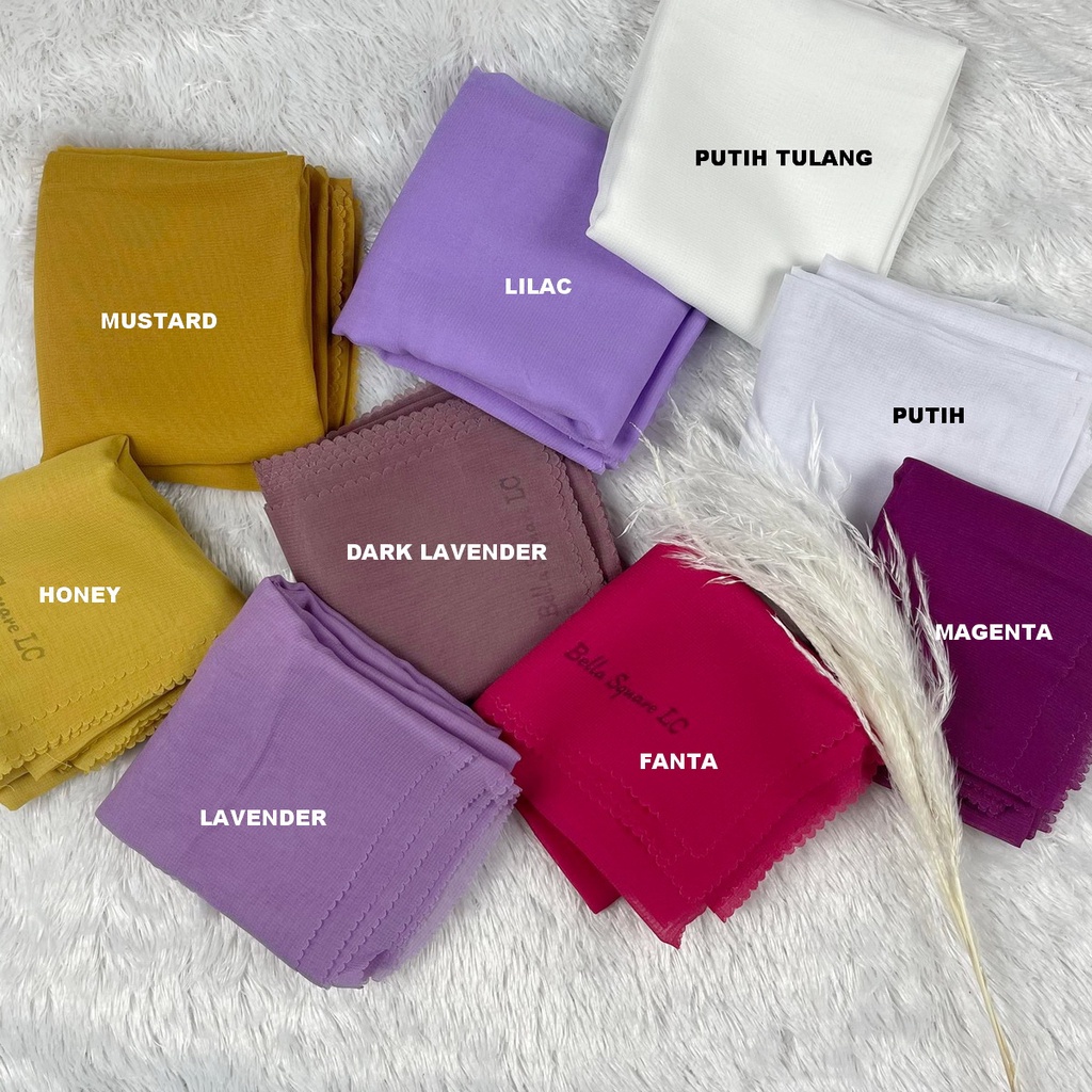 Hijab Segi Empat Bella Square Lasercut