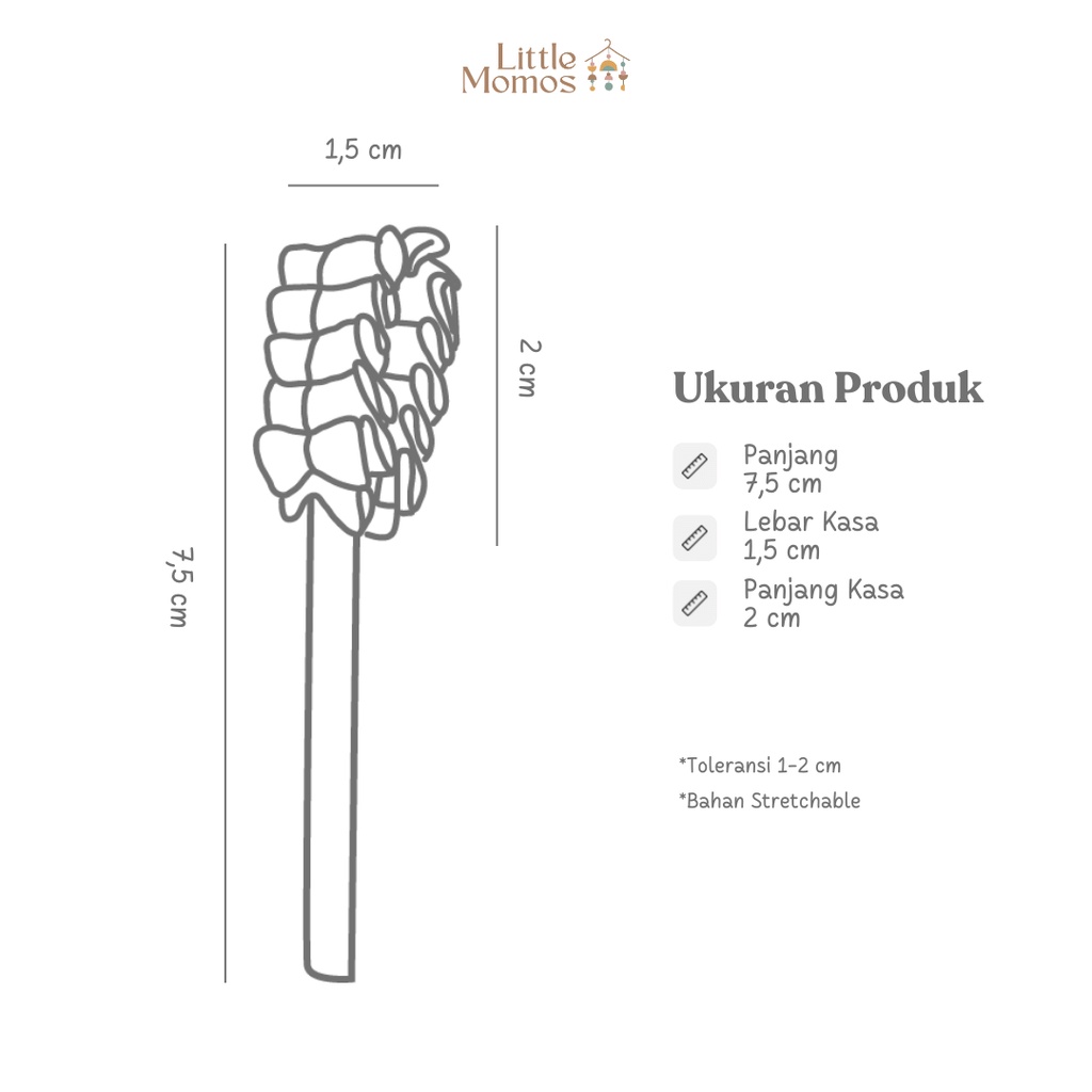 Little Momos Kasa Pembersih Lidah Bayi Sikat Lidah Bayi New Born Baby Oral Cleaner 0-1 Tahun