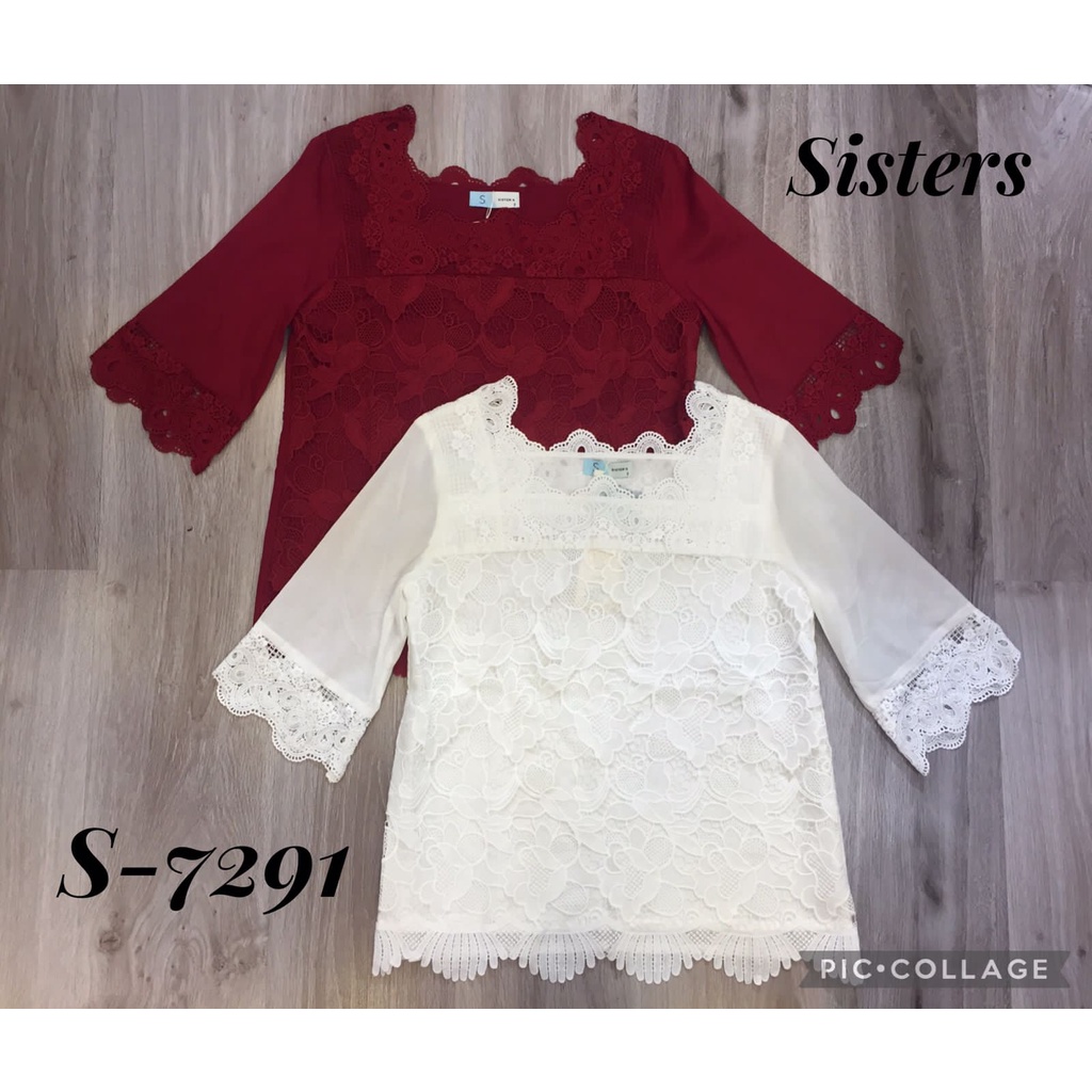 SISTERS Blouse Brokat 7291