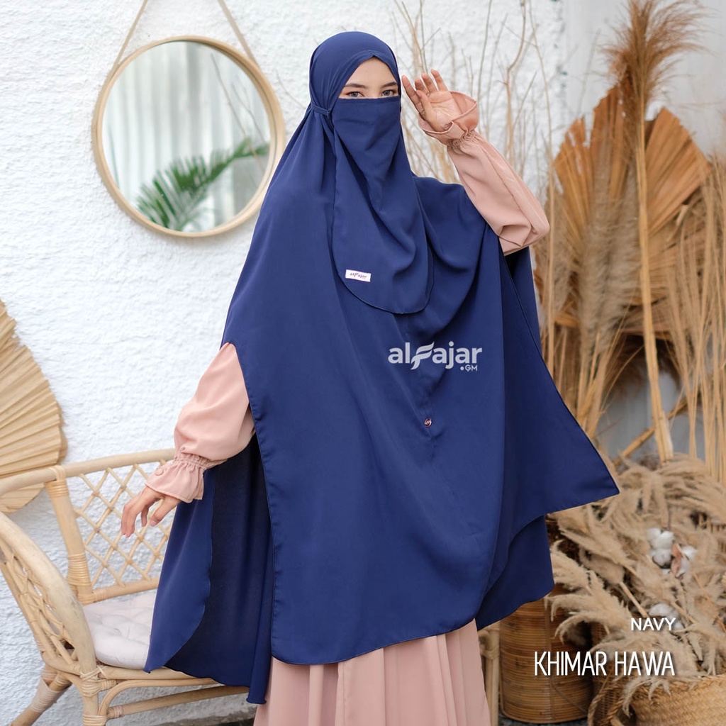 Khimar Jumbo Handsplit Hawa by Alfajar