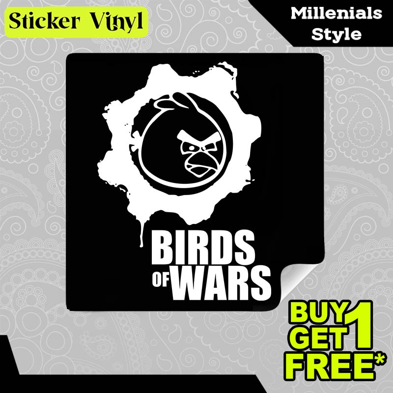 

Stiker Sticker Birds of Wars Gambar Unik Desain Keren dan Kekinian Aesthetic Bahan Vinyl Satuan Anti Air