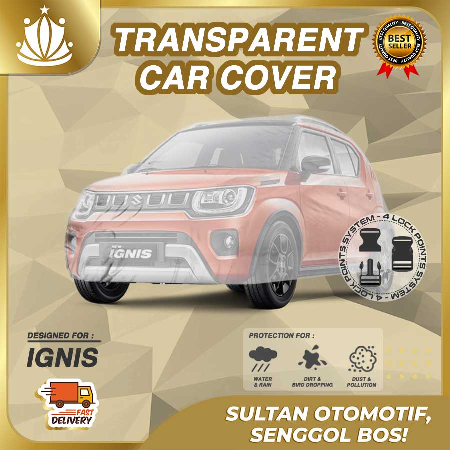 Body Cover Mobil Plastik TEBAL Ignis WATERPROOF