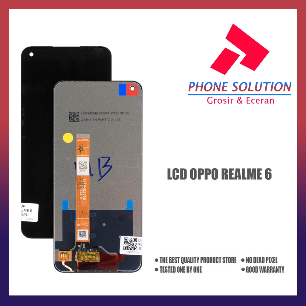 LCD Realme 6 / LCD Realme 7 ORIGINAL 100% Fullset Touchscreen  // Supplier LCD Realme - Garansi 1 Bulan