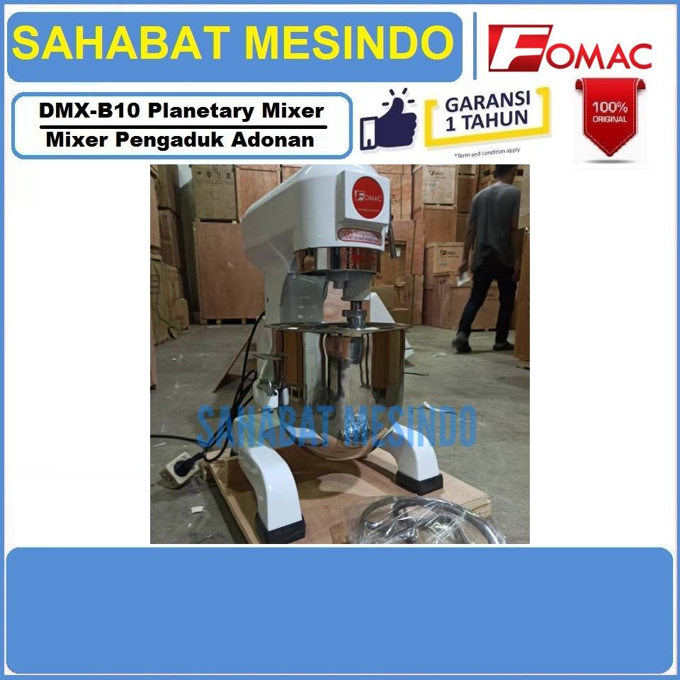 Planetary Mixer 10 Liter FOMAC DMX-B10 Mixer Pengocok Adonan RotI