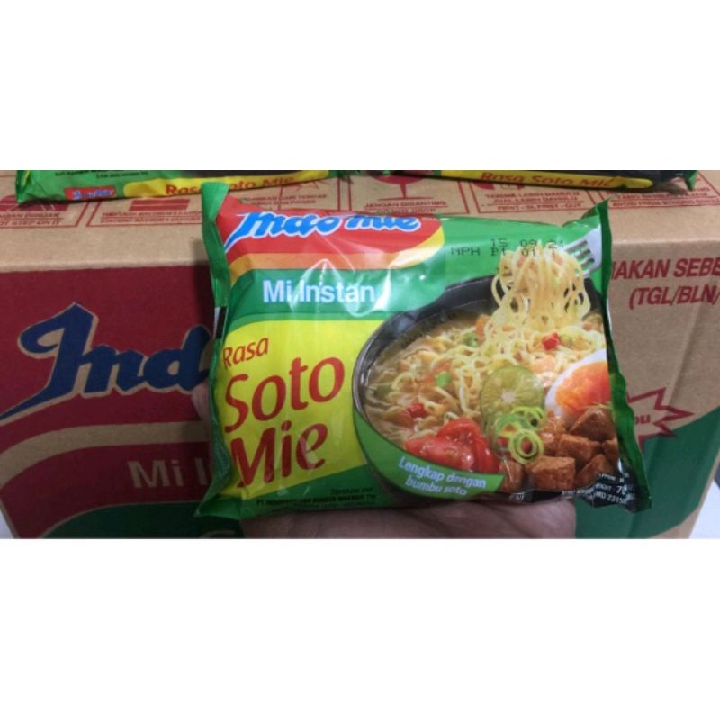 

mie intan indomie rasa soto ...1 bungkus